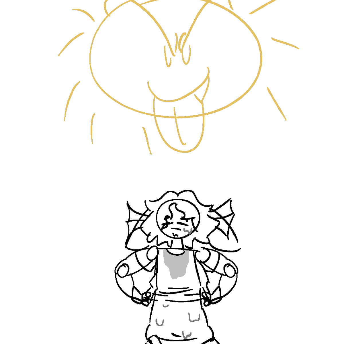 AquaticDraws's tweet photo. the sun is evil https://t.co/6C2EYyEVH7