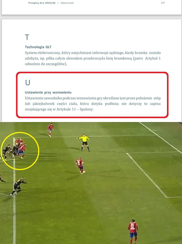 FilipFCBxD's tweet photo. @RealMadryt_pl Za to nie są w szoku Ci, co oglądali półfinał Pucharu Polski: Raków - GKS Katowice, gdzie była uznana dobitka Fadigi i wtedy dokładnie sędziowie wyjaśniali przepisy, szczegółowo wyjaśnił to @RafalRostkowski. W skrócie: liczy się ostatni kontakt stopy z podłożem przy strzale https://t.co/n40E27iO1z