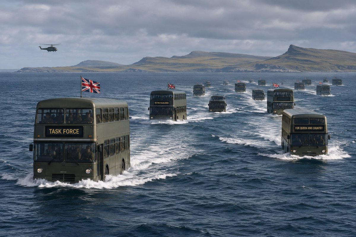 EuRollout's tweet photo. BREAKING: Burnham sends task force to the Falklands. https://t.co/ZY4HnG9ZGz