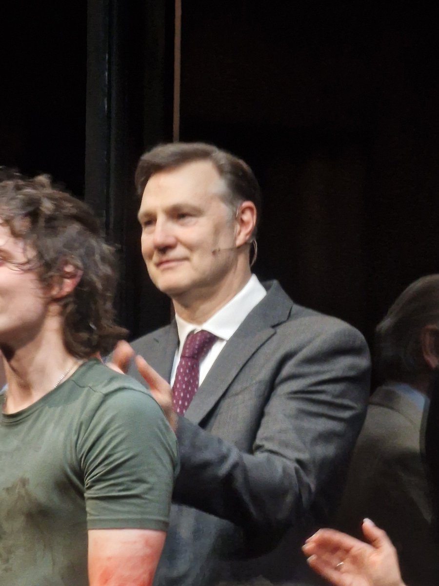 Ikra4SRK's tweet photo. Just finished #TheOresteia David Morrissey you legend I couldn't take my eyes off you. What a pleasure and privilege to see you!!!!!! Actually have no words. Coming back tomorrow because its YOU @davemorrissey64 !!!! Omg!!!! https://t.co/Zj5zQX0Qvi