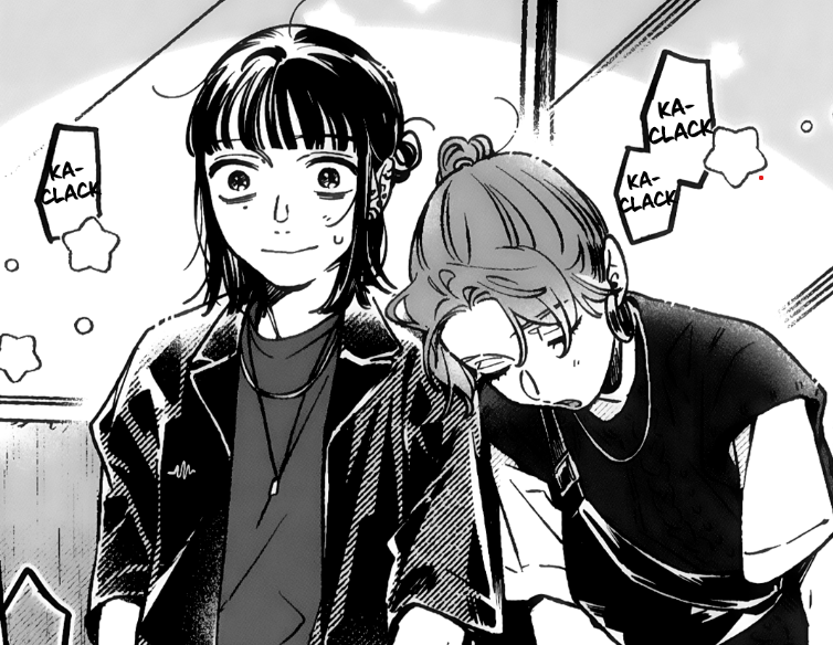 mitsuayanation's tweet photo. aya resting her head on mitsuki's shoulder is the cutest thing ever https://t.co/RUgbksS68I
