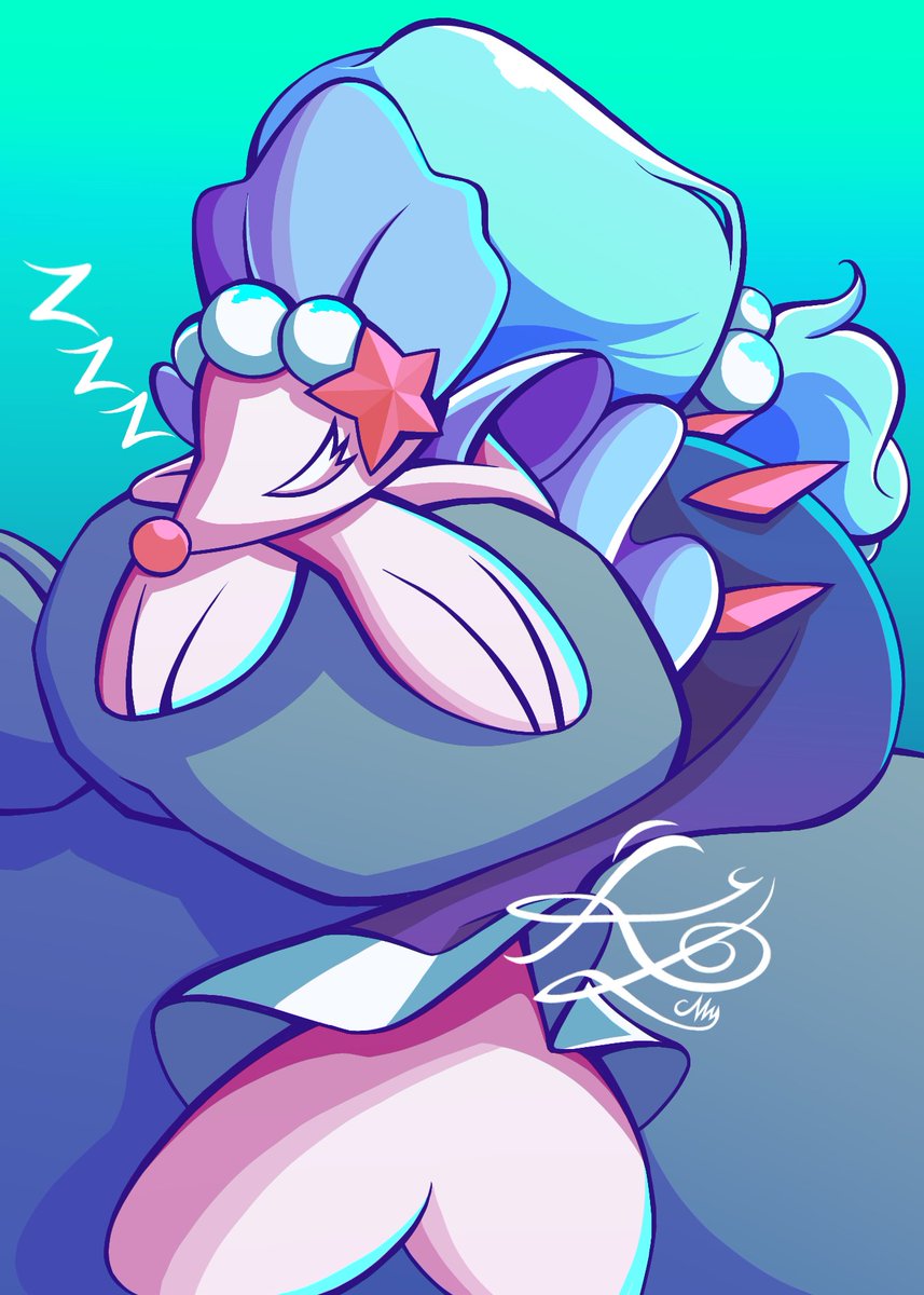 KellierPleratsu's tweet photo. Shhh, She's sleeping 🤫 

#primarina #pokemon https://t.co/r0OqKaJbx6