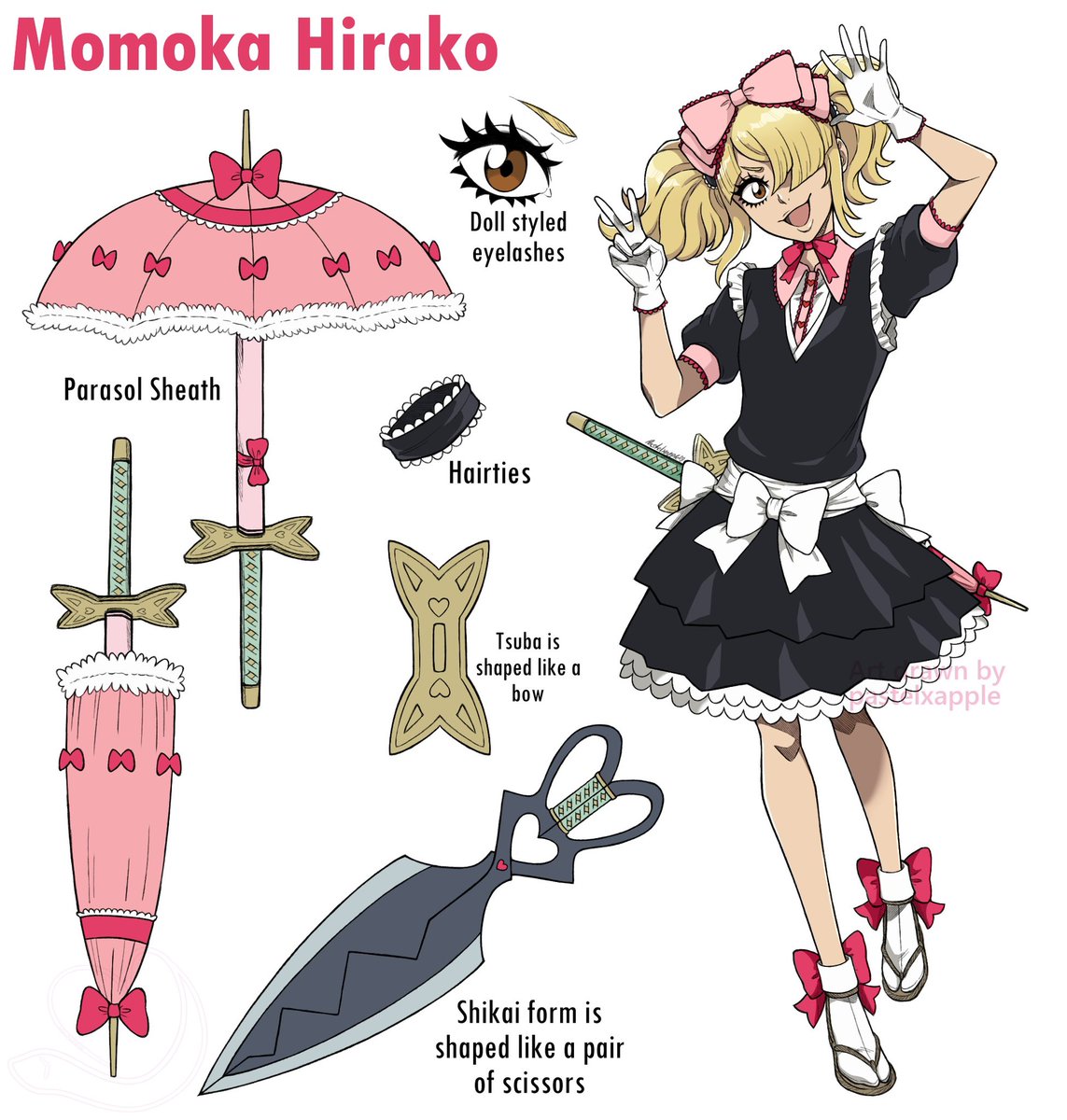 pastelxapple's tweet photo. Momoka appreciation post cuz I feel bad that I haven't given this diva enough attention 😔💖

#BLEACH #bleachoc https://t.co/RXEcm4FMng