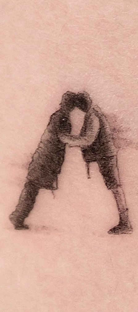 hobiroppi's tweet photo. hobi's thigh tattoo close up .✦ ݁˖ https://t.co/rWhEPnCQPQ