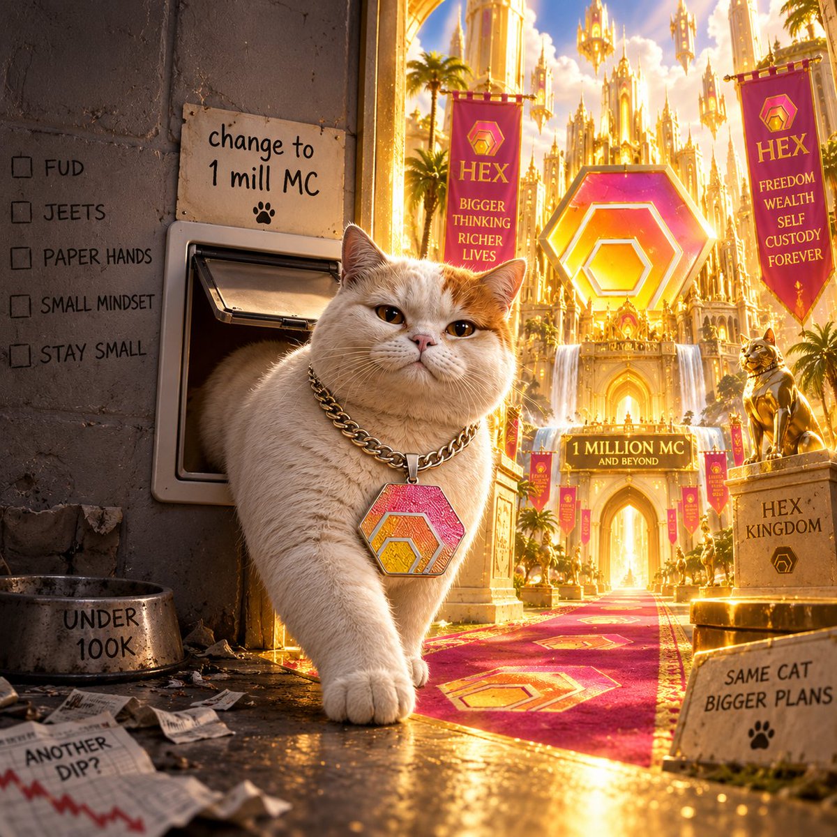 HEXCATKISHKA's tweet photo. Kishka knows where he’s going. 🐈

#HEXCAT $KISHKA #HEXICO #PULSECHAIN https://t.co/5FlXw4JoHm