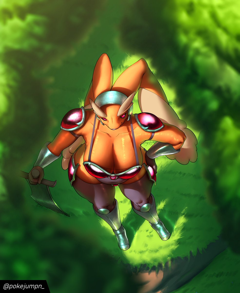 pokejumpn_'s tweet photo. Lopuknight notices you trying to take a peek... https://t.co/BfC3OR26oC