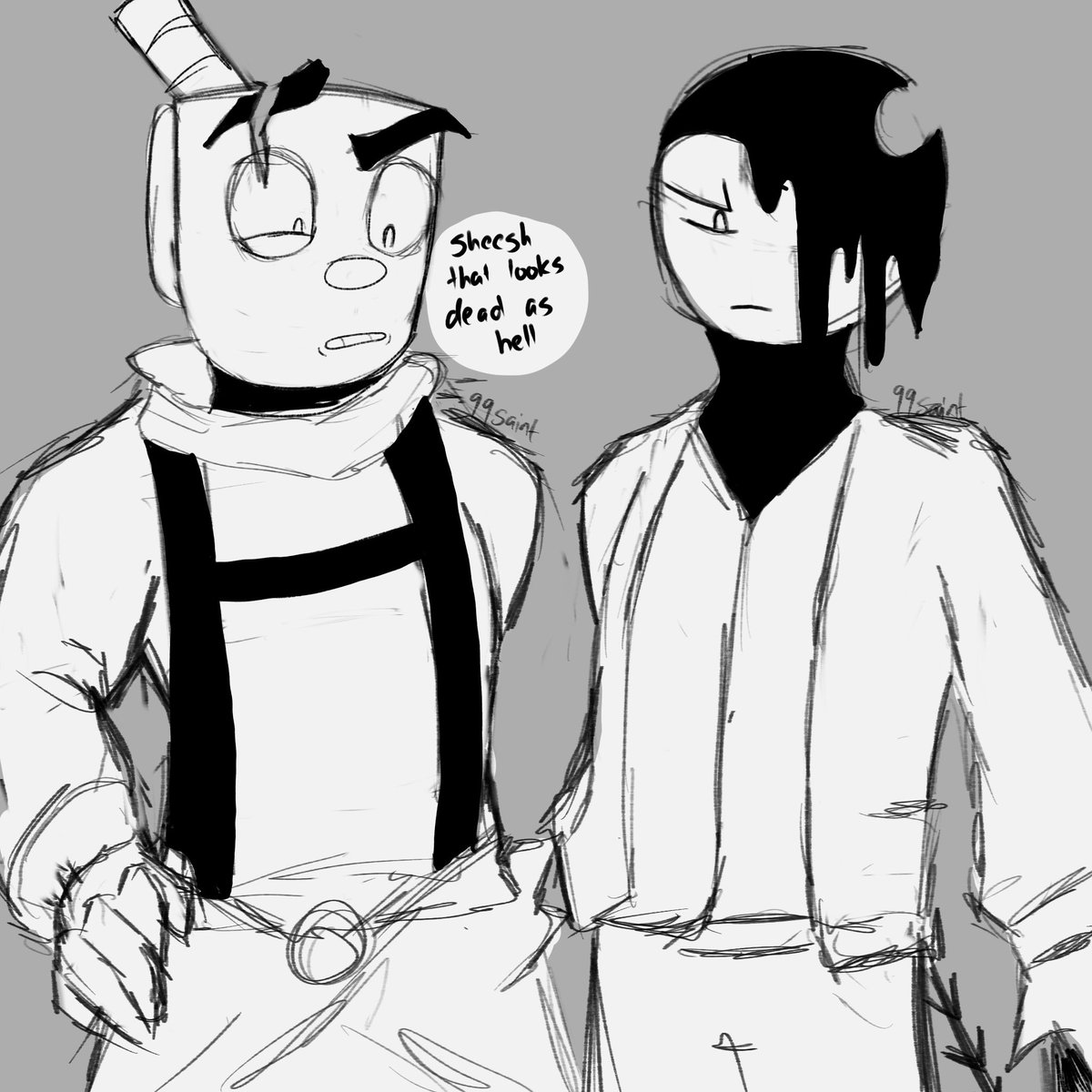 99saint_'s tweet photo. #motm #mythofthemachine #bendy #mugman #blueink https://t.co/T4k8VcQ2AR