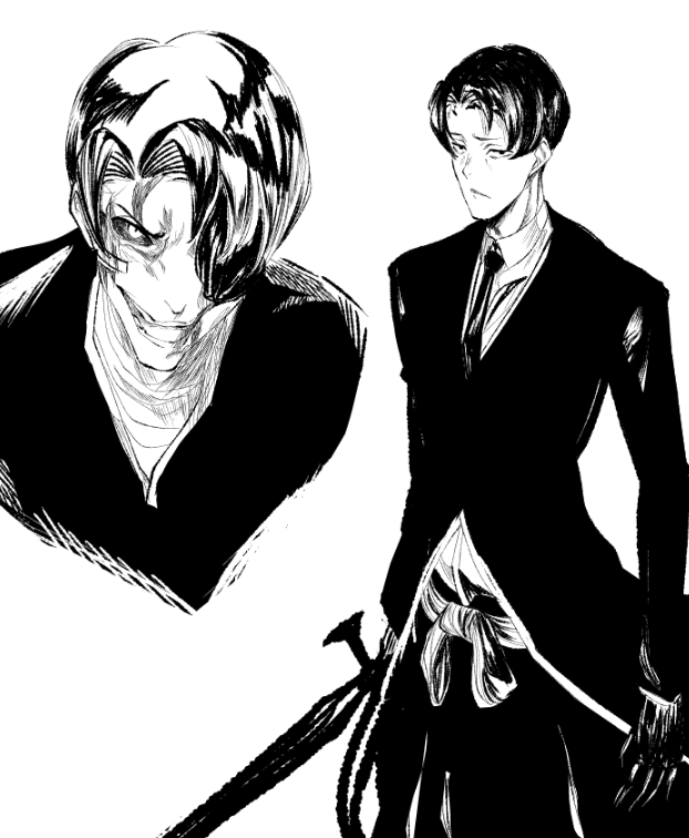 offgamenb8c's tweet photo. been rereading bleach (ft. roland) https://t.co/LalbTe0qlK