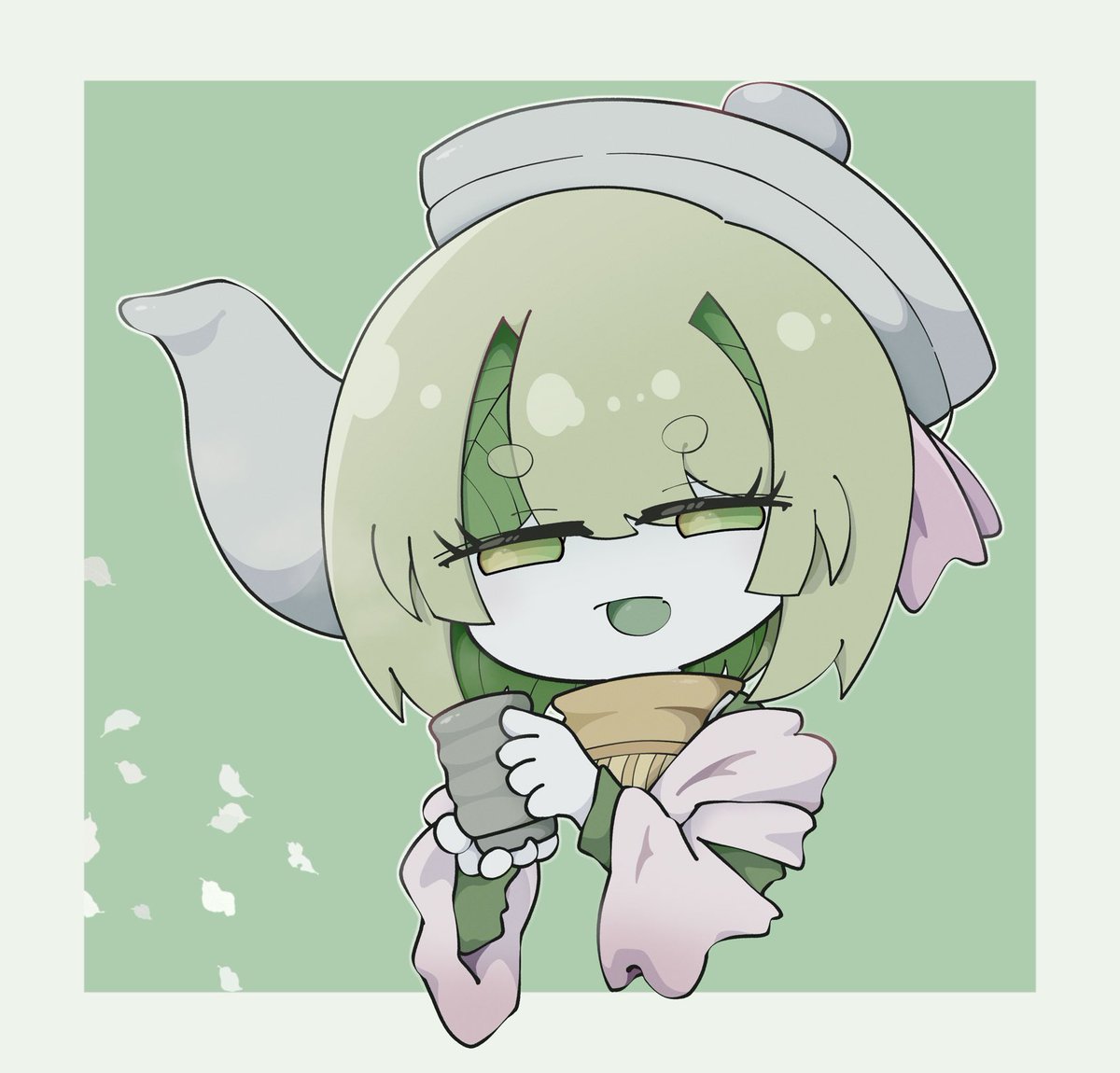 96_nikuru's tweet photo. 🍵 #オリジナル #人外 #イラスト https://t.co/Ew8R6X7trU