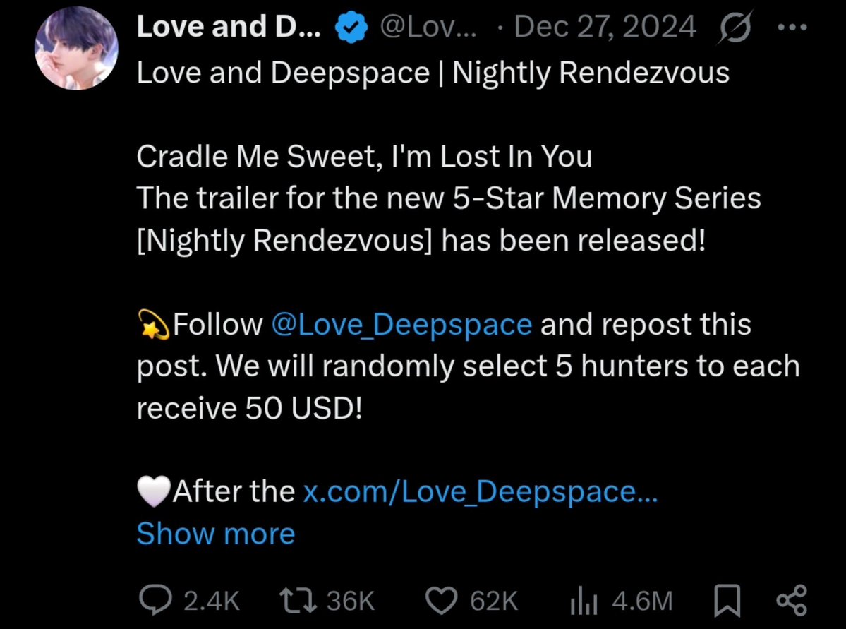 AshVeil_0's tweet photo. I suddenly got curious about lads top 10 liked posts here on twt and valko is on the top😭 #BringValkoBack
1. Valko's trailer 79K
2. Sylus's innocent birdcage 69K
3. Caleb's trailer 69K
4. Nightly Rendezvous 62K https://t.co/bwqCLmiQtY