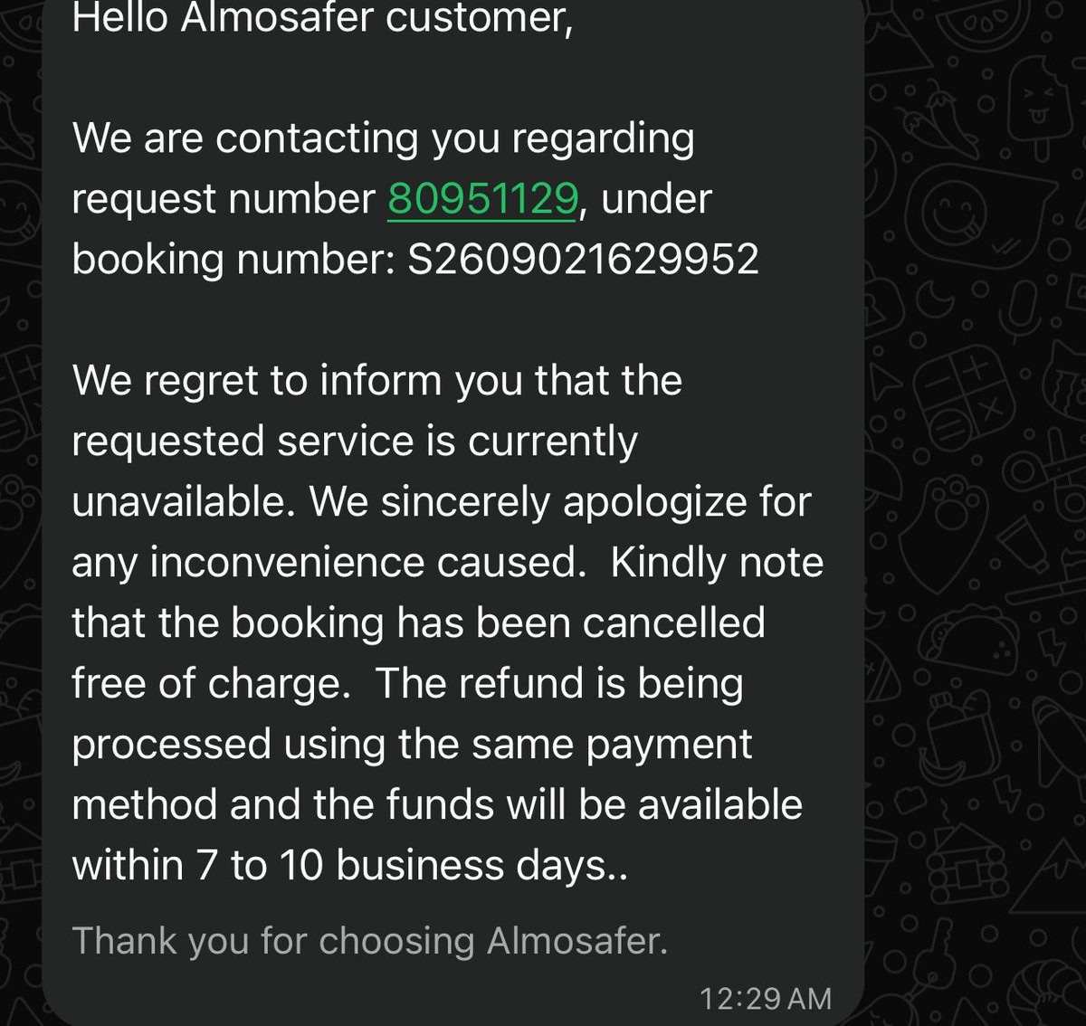 Johnbatrq's tweet photo. @Almosafertravel حاجز التذكرة وكل شي من عندكم الان قبل الرحلة بكم ساعة حجر السيارة يتلغي و امي كبيرة في سن مادري وش اقول بس حرام عليكم https://t.co/sYuruqyze5