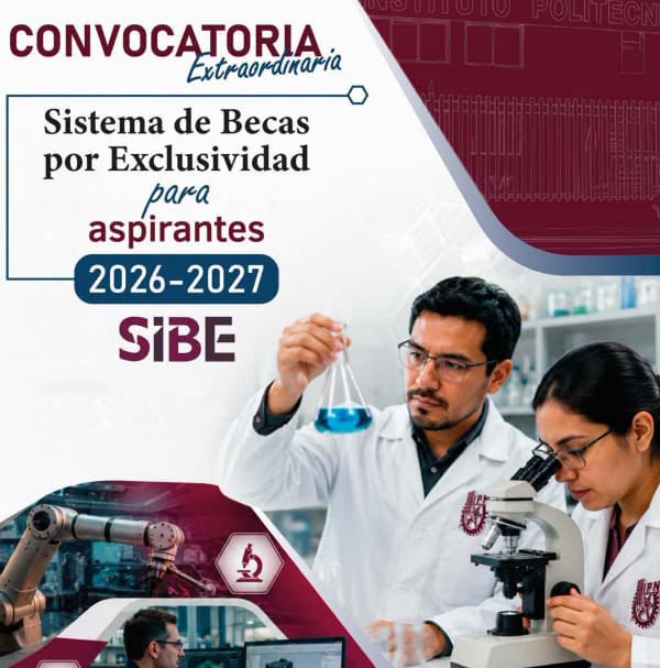 UdiCECyT3ERR's tweet photo. ATENCIÓN DOCENTES IPN
Se aprobó la Convocatoria Extraordinaria del Sistema de Becas por Exclusividad (SIBE) Bienio 2026-2027
¡Fechas de registro: ÚNICAMENTE 3 y 4 de septiembre!
Consulta la convocatoria aquí:
https://t.co/JkSG12kIFW...
#sibe #Cofaa #IPN #becaporexclusividad https://t.co/bUQtjQiKFa
