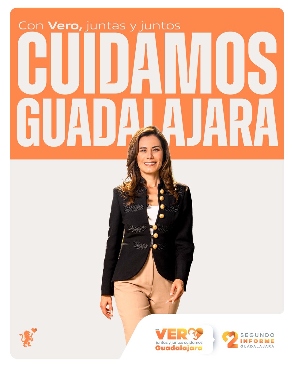 VeroDelgadilloG's tweet photo. 2 años de cuidar Guadalajara cerquita de ti, escuchando, dialogando, haciendo equipo por nuestra ciudad.

Porque juntas y juntos #CuidamosGuadalajara. 🧡 https://t.co/8bLPEmZJry