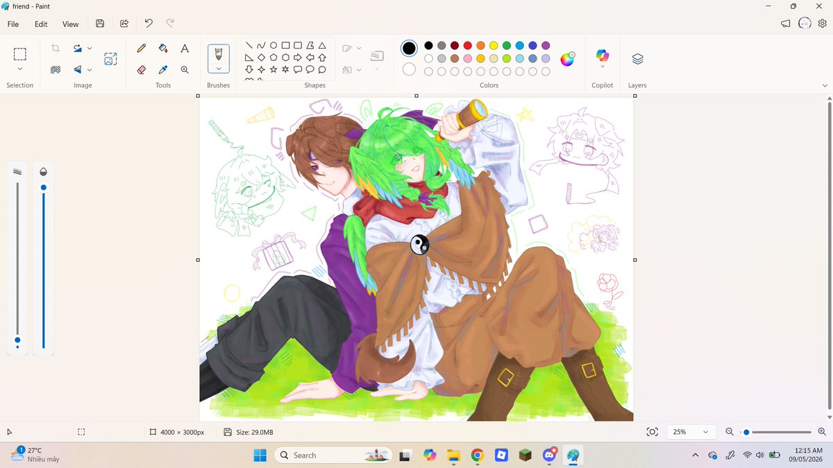 OutoftheBlv3's tweet photo. Testing Odyssey duo art on Paint💝
#odysseyduo https://t.co/m2AIZeYsxp