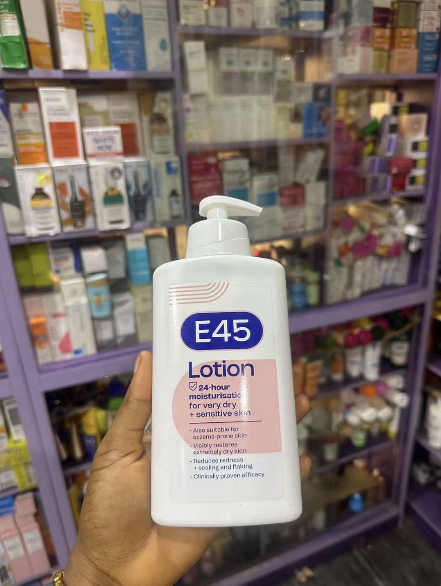 Urfavydarkgirl's tweet photo. I want to change my body lotion from Nivea to E45. How good is the cream please? https://t.co/A86KPvNS6H