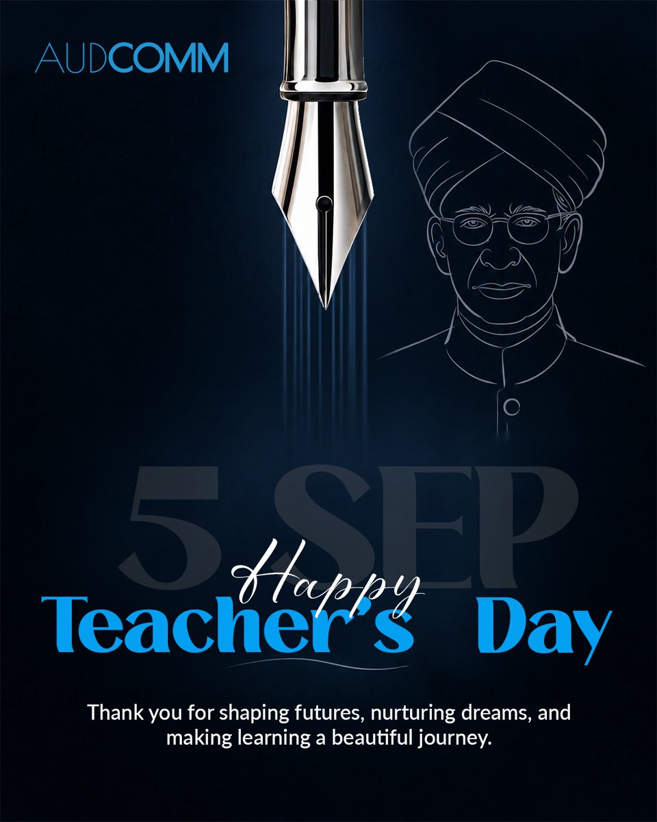 audcomm's tweet photo. Thank you for shaping futures 🌟, nurturing dreams 💭, and making learning a beautiful journey 📚❤️.

https://t.co/NrolmVPkCG

#audcomm #teachersday #5thseptember #india #educate #encourage #besteducator #teachers #happyteachersday https://t.co/Qi75wqeqoY