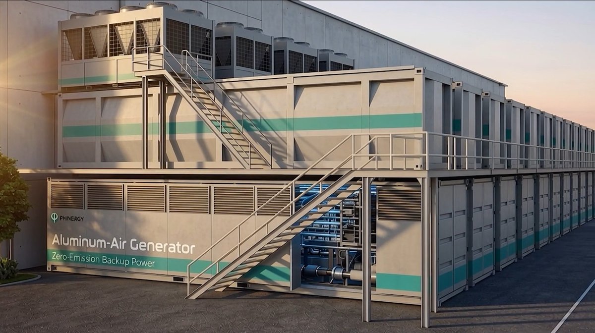 10to1PR's tweet photo. Data centers are facing growing pressure and regulators demand for cleaner and quieter operations. Diesel generators are at the center. Phinergy CEO Emmanuel Levy explains how aluminum-air technology delivers zero-emission backup power. 
https://t.co/RU3jmyvC2N
#CleanAir https://t.co/0IKltG3ZNp