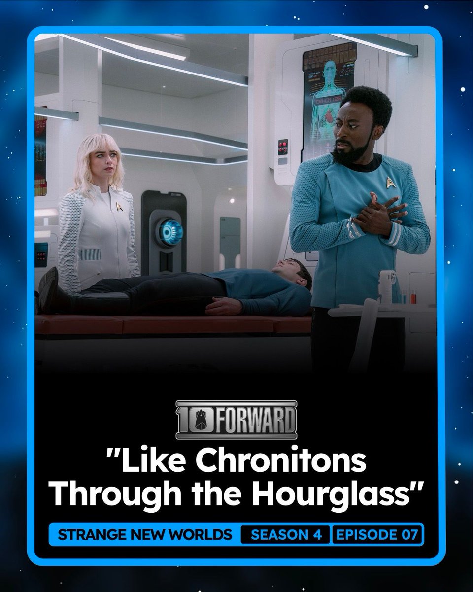 CloneStarPod's tweet photo. 🚨 NEW TEN FORWARD
Star Trek goes full soap opera. But did the experiment work?
We dig into SNW S4E7, the character stories beneath the melodrama, and how far Trek should push genre.
⚠️ Full spoilers
✨ Friday
2 PM EST / 7 PM GMT
👉 https://t.co/kVnqg7PDEc
#StarTrek #SNW https://t.co/2Ro7p6ZX9U