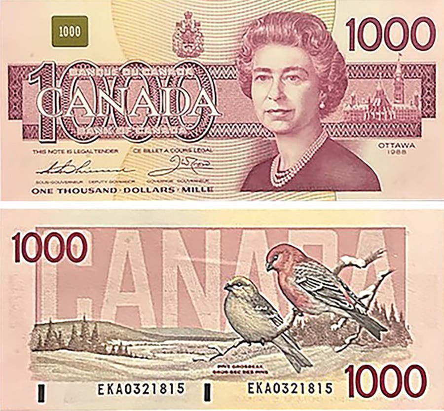 bruce_barrett's tweet photo. The era of peak Canadian currency. 

The bird bills. https://t.co/ueBzYSyGWw