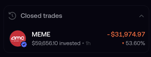 USronaldcarter's tweet photo. Trading is easy. I just turned $60k to $30k in few mins. https://t.co/xNaNBuV4xb