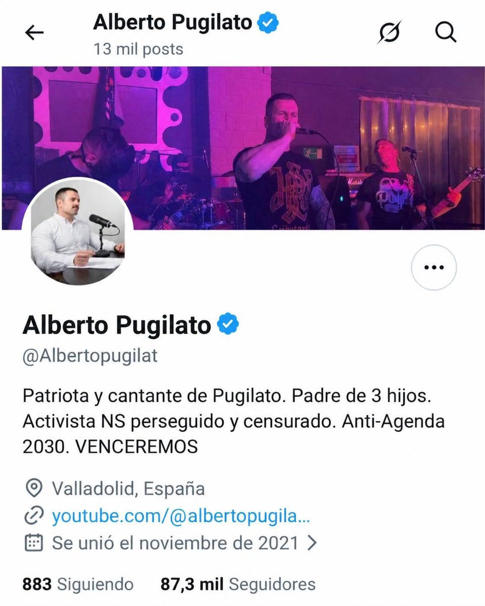 RubenSanchezTW's tweet photo. Casi 10.000 tuits ha borrado en las ultimas horas Alberto Pugilato (@albertopugilat), el ultra denunciado por la Fiscalía por instar a acosar, insultar y agredir a periodistas, artistas y políticos de izquierdas. https://t.co/OXA744u80G
