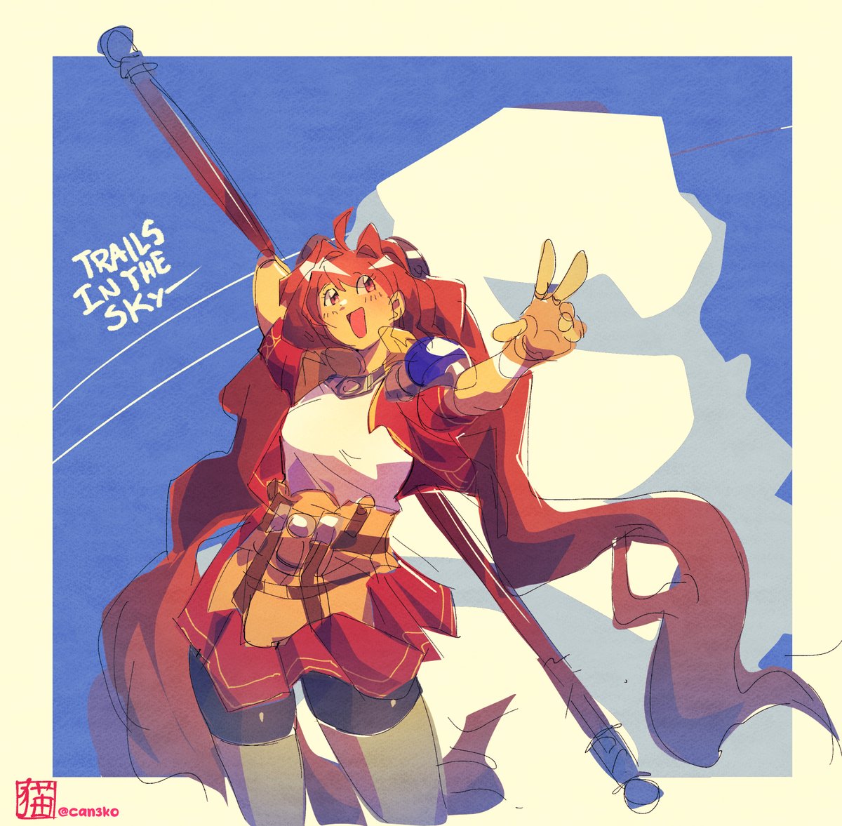 Can3ko's tweet photo. Estelle Bright my Beloved 🌻

#kiseki #trailsfanart https://t.co/NapT3V3jnf