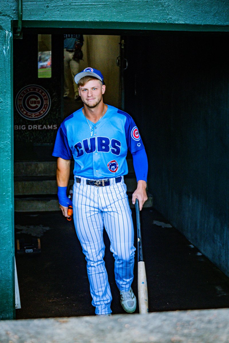 SBCubs's tweet photo. Kade Snell is the sixth #SBCubs player to belt a walk-off homer at @FourWindsField since South Bend became the @Cubs High-A affiliate in 2021! 

He joined Jake Washer, Matt Mervis, Owen Caissie, Pedro Ramirez, and Brian Kalmer in that club.

GAME NOTES ➡️ https://t.co/pAc4vQV6bN https://t.co/ve5hKQvDvf
