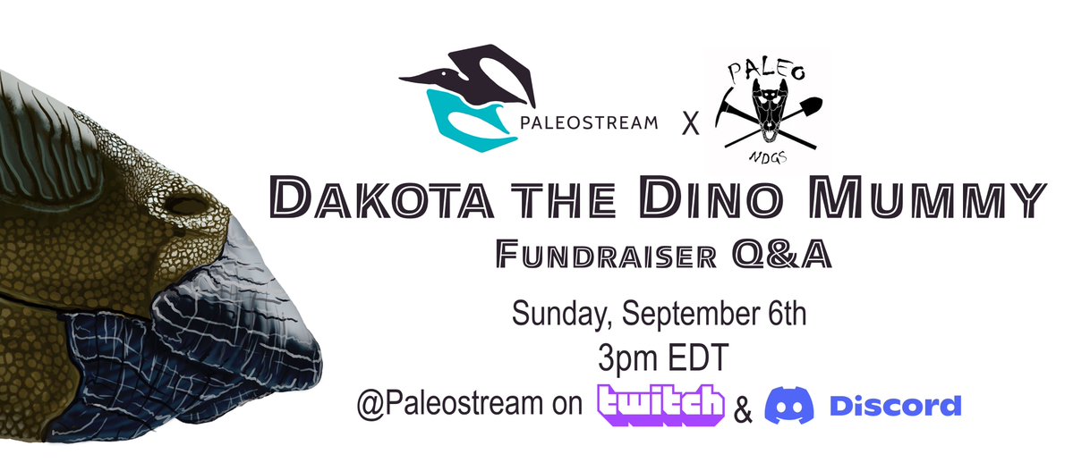 Tessasaurus_rex's tweet photo. Hello everyone. A reminder that we will be doing a Q&amp;A with @JoschuaKnuppe on Paleostream at *3PM EDT Sunday, Sepetmber 6*. Cant wait to see you there! https://t.co/RnixAC7Xvu