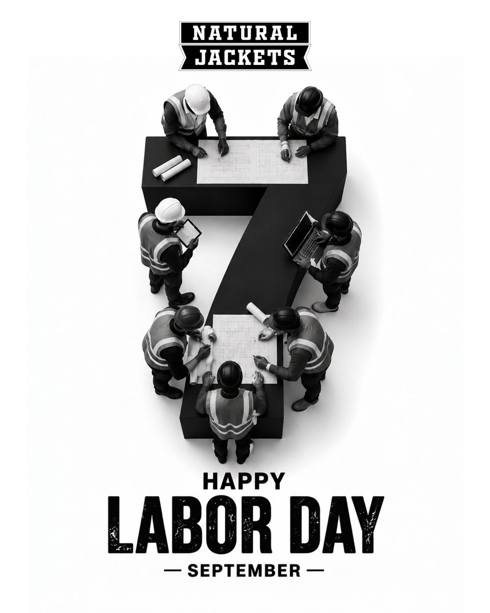 naturaljackets_'s tweet photo. Honoring the hands that build, design, and push us forward every single day. 🛠️✨

This Labor Day, we celebrate the hard work and dedication of workers everywhere. Take a well-deserved break and gear up in style with Natural Jackets. 🧥💪

Happy Labor Day https://t.co/PVITYYIHMc