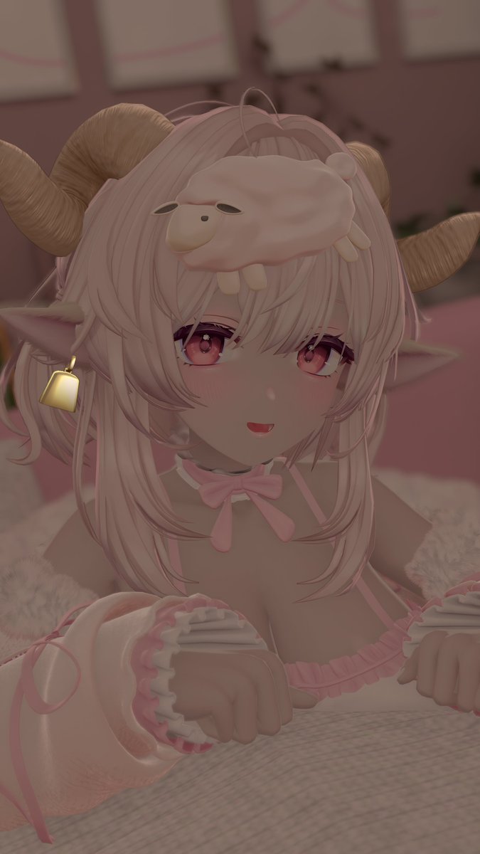 LRum1da's tweet photo. おへやでごろごろしよ～～🐑 #こあられのアトリエ #Milltina3D https://t.co/v3zzCOHlVy