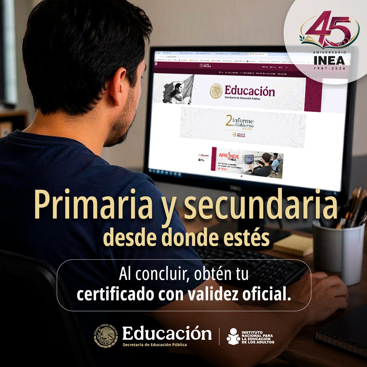 INEAmx's tweet photo. 💻 Tu educación puede continuar desde un celular, tableta o computadora. En AprendeINEA encontrarás contenidos para cursar primaria o secundaria con   apoyo de materiales digitales.
Conoce la plataforma: 👉 https://t.co/2kUTYz3ost https://t.co/bbJT3Uq9X5