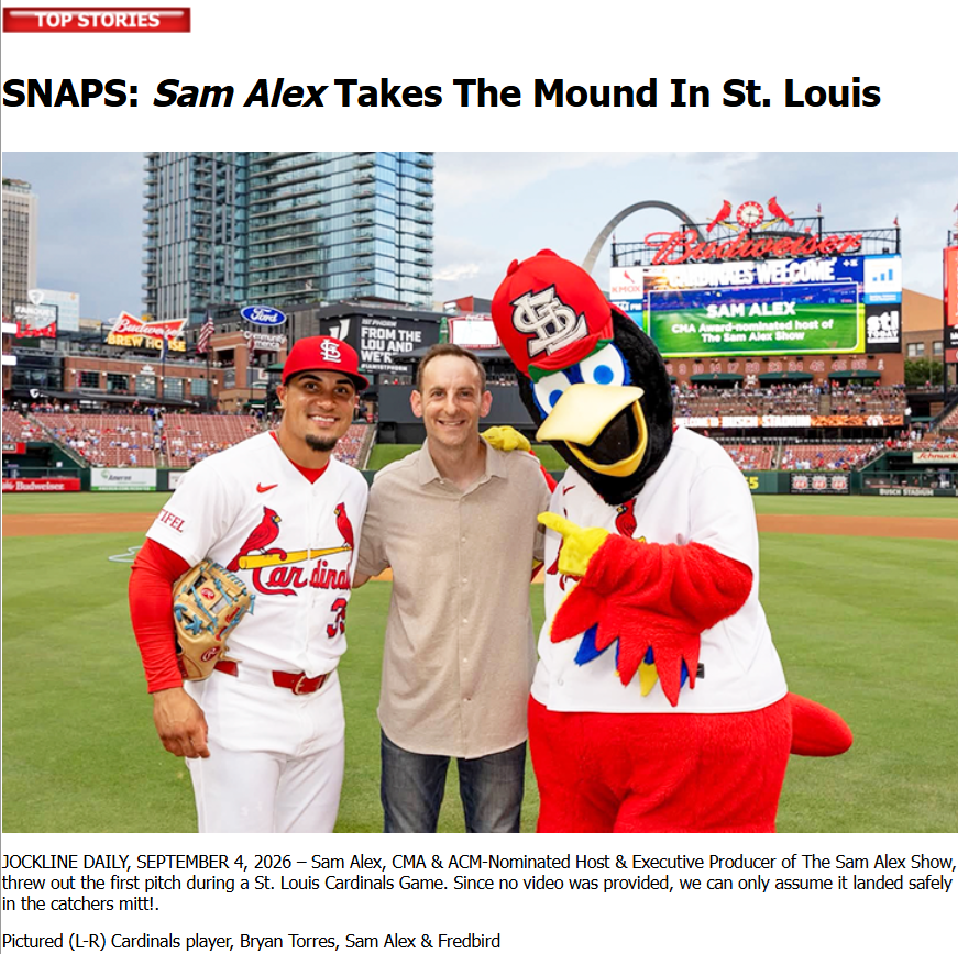 SamAlexRadio's tweet photo. Thank you @Cardinals! https://t.co/Yq0wzspEZU