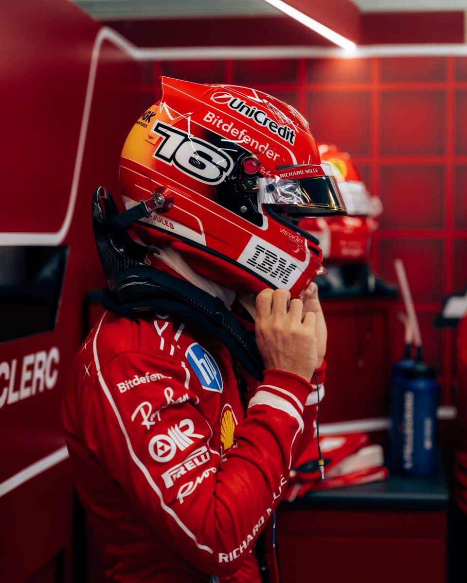 CL16_inside's tweet photo. In life, there are three things you can’t escape: taxes, death, and Charles Leclerc’s aura in red 😮‍💨

#F1 #ItalianGP 🇮🇹 https://t.co/n6rUo1LodH