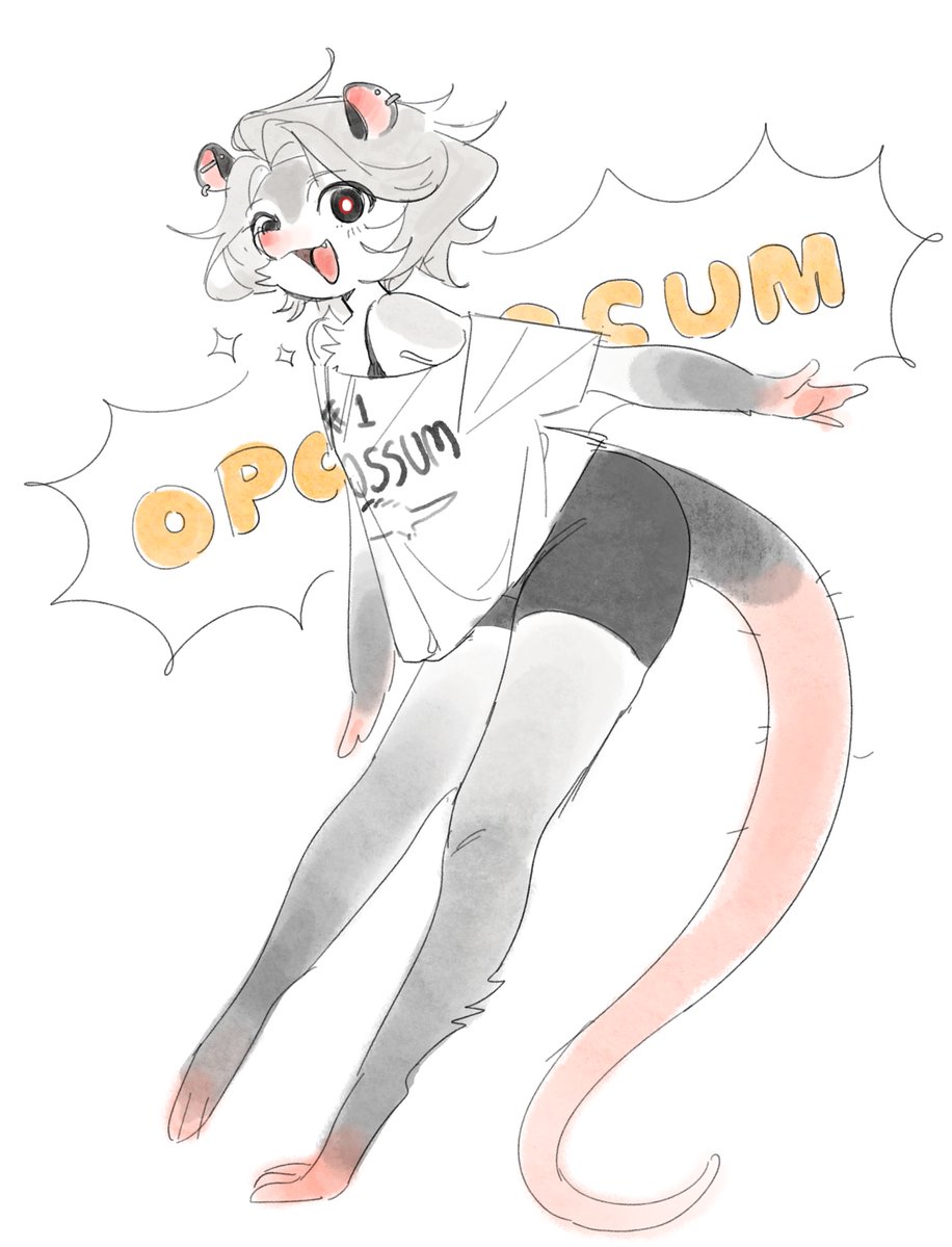Vinyl_octylene's tweet photo. Opossum! https://t.co/g2oPgdmLWF