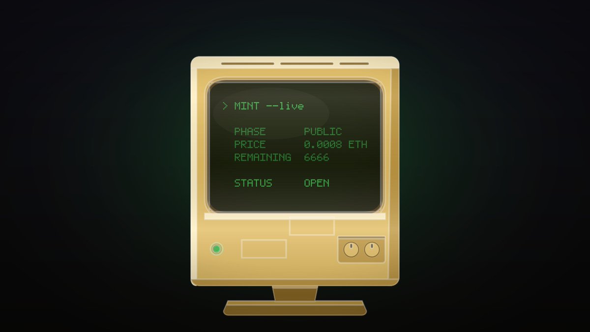 EthTerminals's tweet photo. PUBLIC IS LIVE!

Mint link - https://t.co/KubbKXcnmG https://t.co/CdG4IKXof3