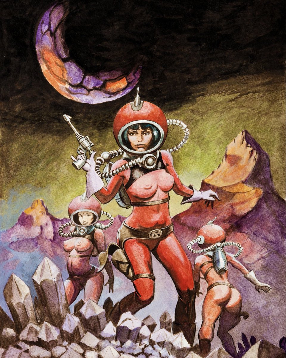 HeavyMetalInk's tweet photo. Don Marquez is an American illustrator, comic artist, and painter associated with science fiction, fantasy, pulp and comics. During the 1980s and 1990s, he worked for publishers including Apple Comics, Blackthorne Publishing, Eternity and Caliber Press, contributing to titles such as Thunderbunny, Werewolf 3-D, Rambo, The Realm and The Land. He also created original works including Tiger Woman and The Nostradamus Chronicles.