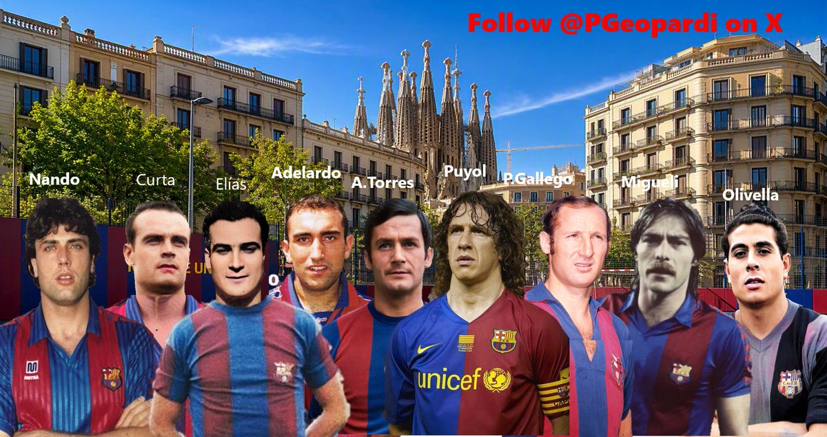 PGeopardi's tweet photo. 🔵🔴My Greatest FC Barcelona CB "Stopper Spirit" [THREAD]

1️⃣ Puyol 🇪🇸
2️⃣ Migueli 🇪🇸
3️⃣ Olivella 🇪🇸
4️⃣ Gallego”🇪🇸
5️⃣ Antoni Torres 🇪🇸
6️⃣ Nadal 🇪🇸 
7️⃣ Curta 🇪🇸
8️⃣ Abelardo 🇪🇸
9️⃣ Nando 🇪🇸
🔟 Elías 🇪🇸

Like, repost, follow &amp; share the passion together  
⬇️⬇️
https://t.co/NE4Pi4vOb6 https://t.co/UPKib8Ih3j