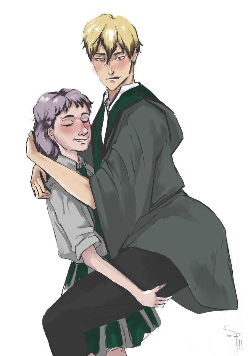 sen_2_0's tweet photo. Commission. My friend and Naoya Zenin in the Harry Potter universe.🥀🐍💥
#jjk #hp #commission #naoya https://t.co/49SoDAmfpn