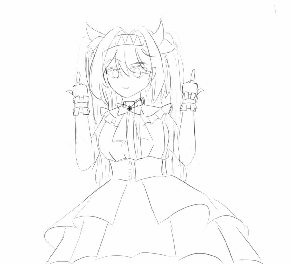 Stryager's tweet photo. Lilith exists (Pls don't fry me I'm new to art ;-;) https://t.co/afkB1uqfbM
