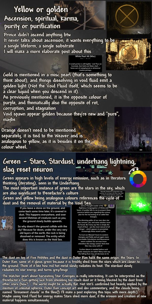 EtroRatiosu's tweet photo. #rainworld colour theory lore posting while I don't finish some artwork 
Big Watcher ending spoilers https://t.co/x9vJ9juOPx