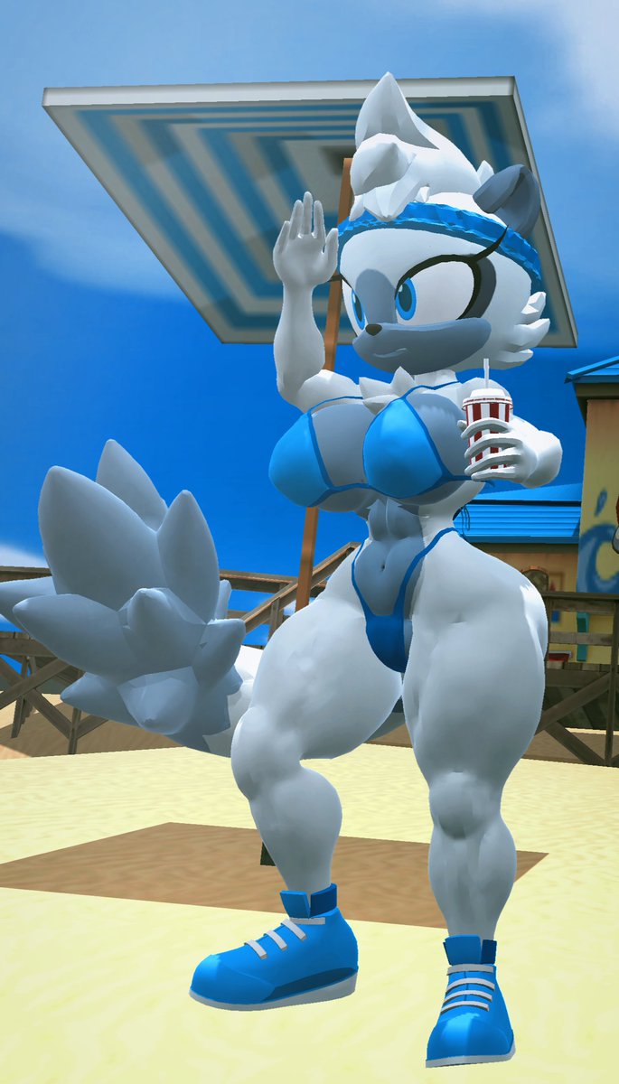 arithewolfNSFW's tweet photo. Alright my first ever NSFW render (it's just spicy or suggestion idk) 

blue tangle.

#Tanglethelemur #NSFW https://t.co/P6UhMYj9if