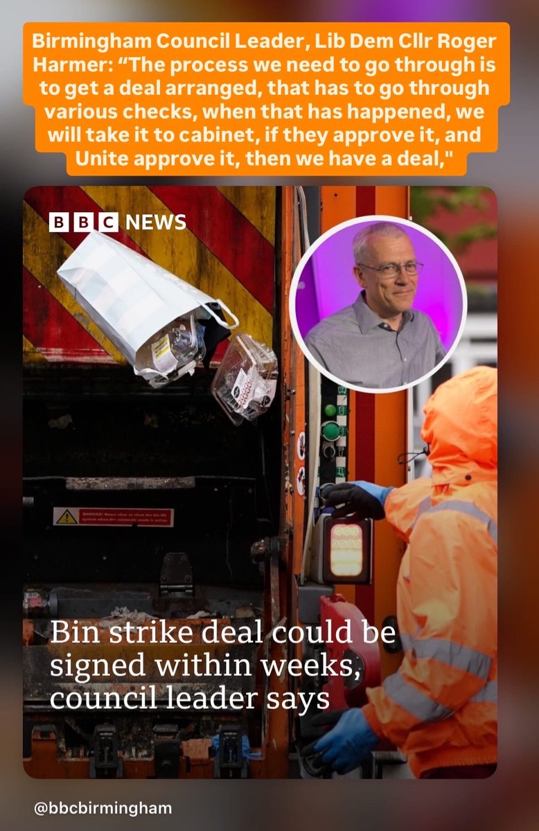 brumlibdems's tweet photo. #Birmingham Council Leader, #LibDem Cllr Roger Harmer: βThe process we need to go through is to get a deal arranged, that has to go through various checks, when that has happened, we will take it to cabinet, if they approve it, and Unite approve it, then we have a deal,β
#brum https://t.co/DxgeipswlP
