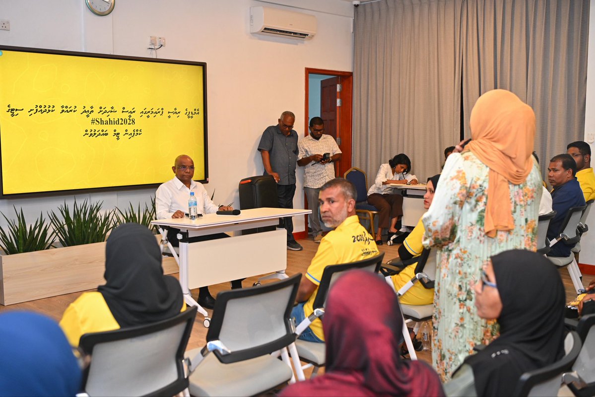 eemashafeeg's tweet photo. ކުޅުދުއްފުށި ސިޓީގައި ކާމިޔާބު އަދި ވަރުގަދަ ފެށުމަކާއެކު މަސައްކަތްތައް ފަށައިފި.

#Shahid2028 https://t.co/9PQrkD8A2i