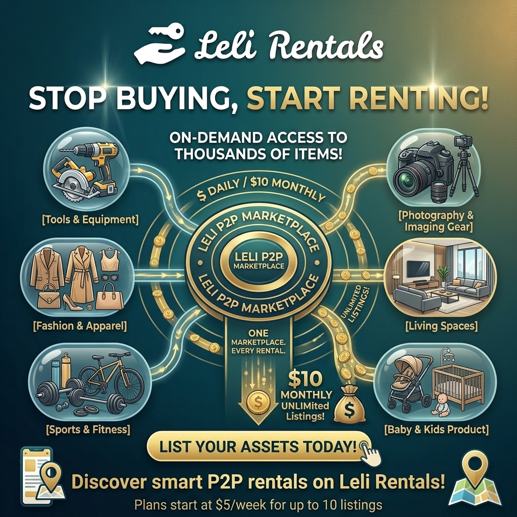 lelirentals's tweet photo. Stop buying tools you only use once a year. Rent equipment on demand from neighbors via Leli Rentals. #SharingEconomy #SmartHomeowners #ToolSharing https://t.co/q2iIv0vdYZ