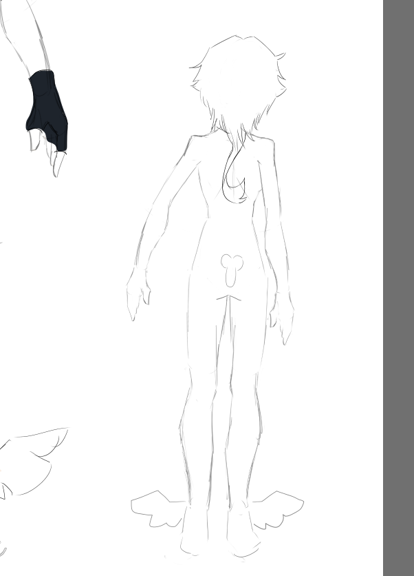 Blue8irdVT's tweet photo. I was created with a weiner-shaped tail why does god hate me😭 https://t.co/ByyYckgQQA