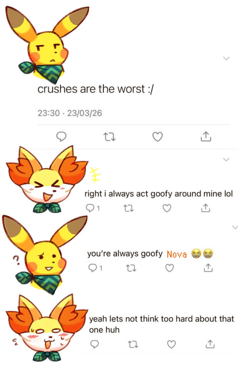 aimer_arts's tweet photo. They're so dumb (affectionate) https://t.co/ECBgAChl96