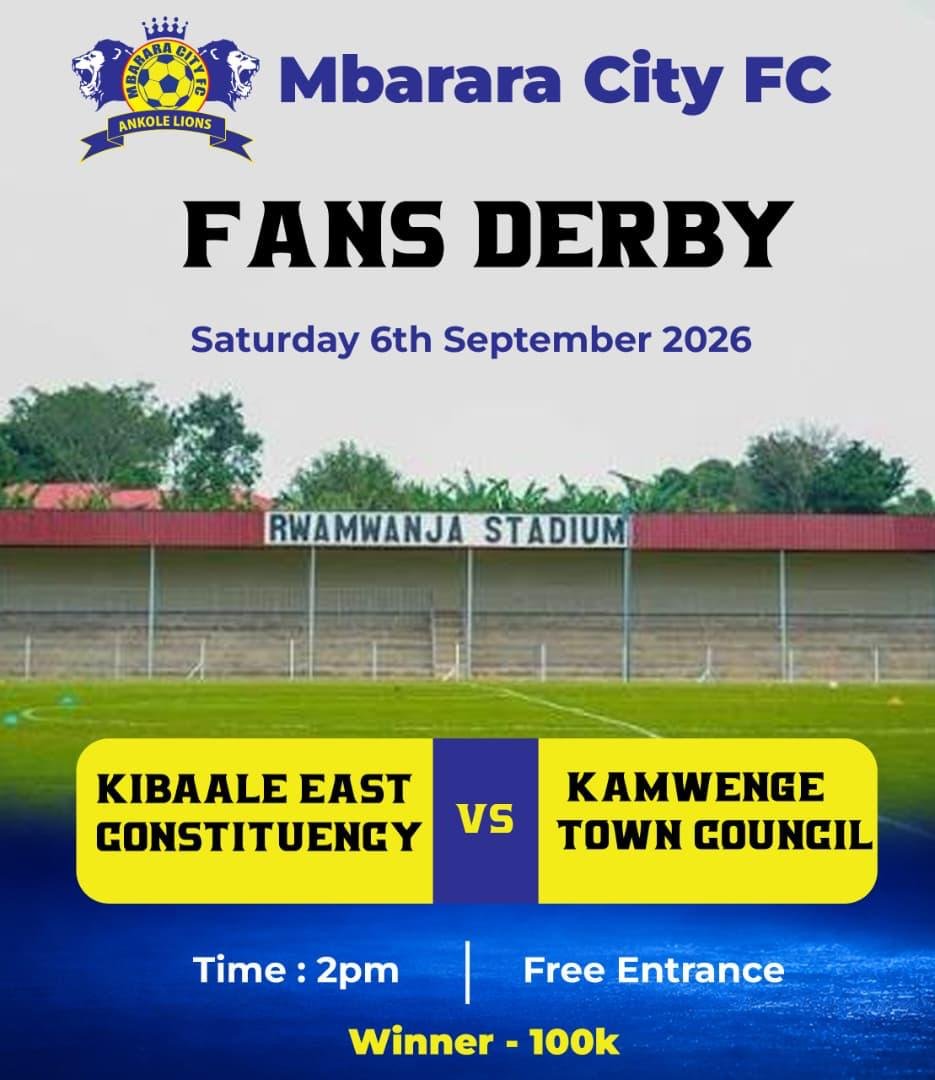TeamMbararaCity's tweet photo. Fun with fans
- Before our 1st ever meeting for Mbarara City FC Fans in Rwamwanja, we will have a derby/game between Mbarara City Fans in Kamwenge Town and Kibaale East Constituency 
- Kibaale East Constituency has areas like Katalyeba town, Rwamwanja Refugee settlement, Biguli https://t.co/8xLuCjKySl