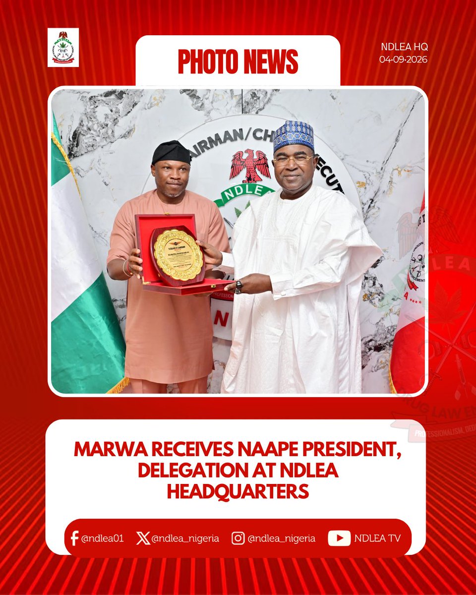 ndlea_nigeria's tweet photo. PHOTO NEWS https://t.co/roVT7DtCod