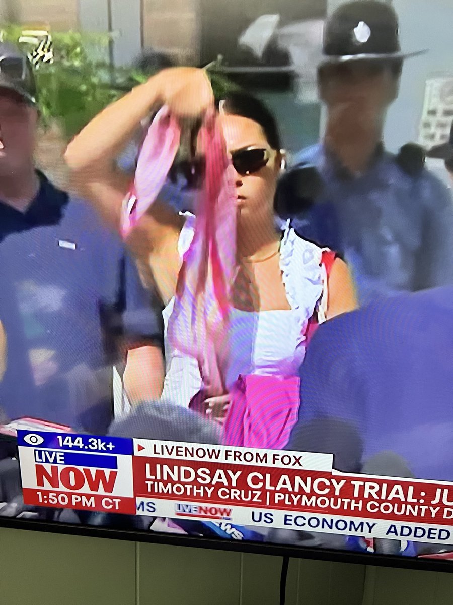 notdonelaughing's tweet photo. What is wrong with this lady? Shaking her head no when he’s talking about the 3 children MURDERED.  What a disgusting and disrespectful human.  #LindsayClancy https://t.co/Xq1IerdvZC