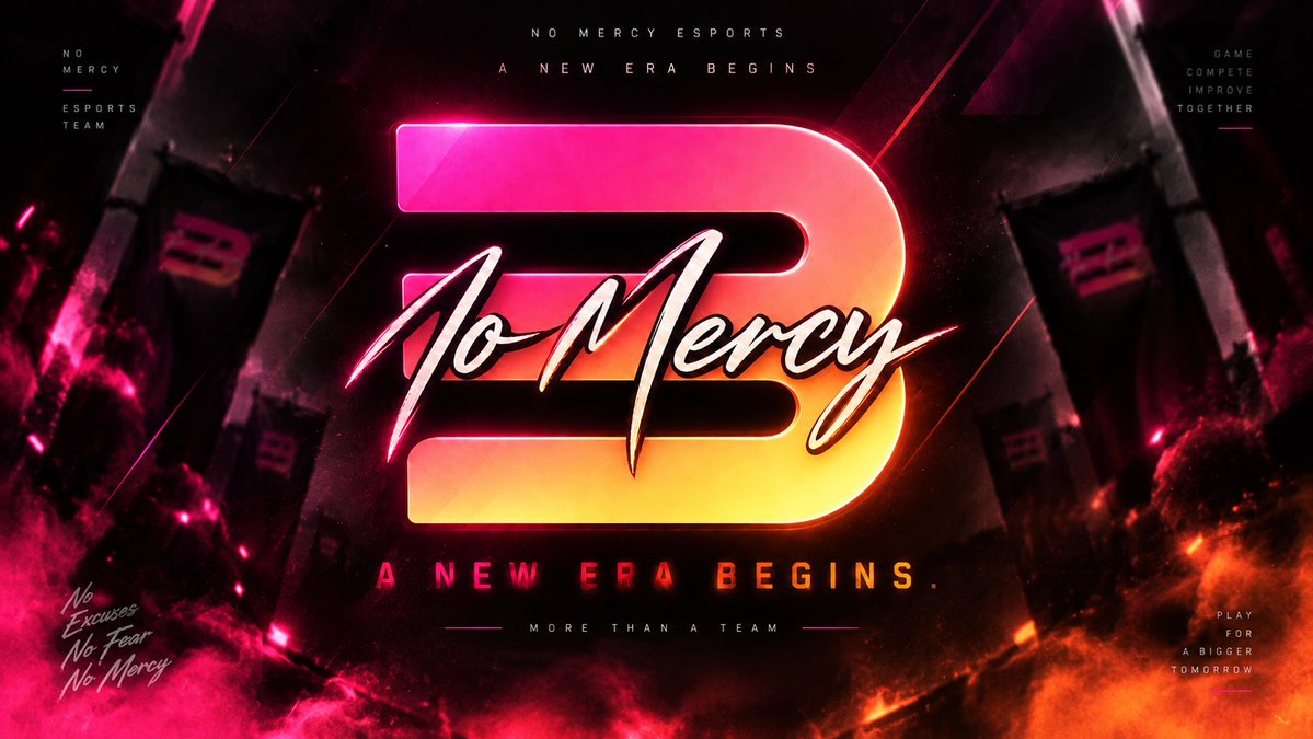 NoMercy_Ma's tweet photo. A NEW ERA BEGINS. 🩸

No excuses. No fear. No mercy.

Welcome to No Mercy Esports.

We’re just getting started.

#NoMercy #NoMercyEsports #Esports https://t.co/EbrSwUvN1h